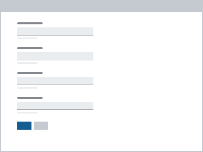 Example showing full page form container